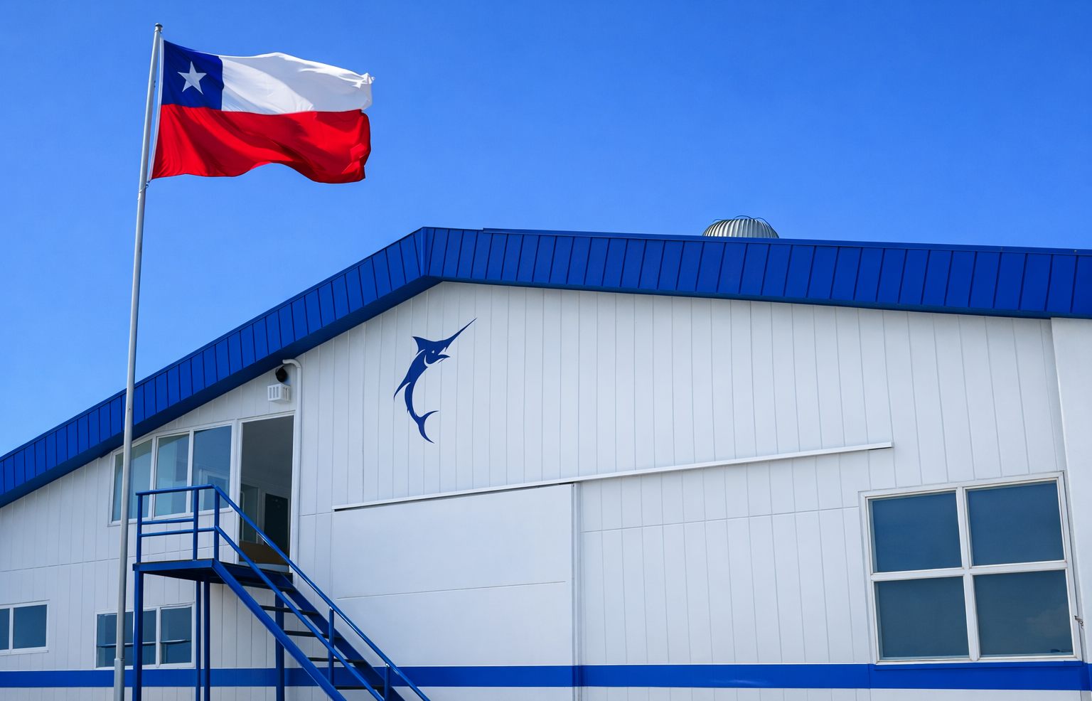 Omega Seafoods processing plant in Coquimbo